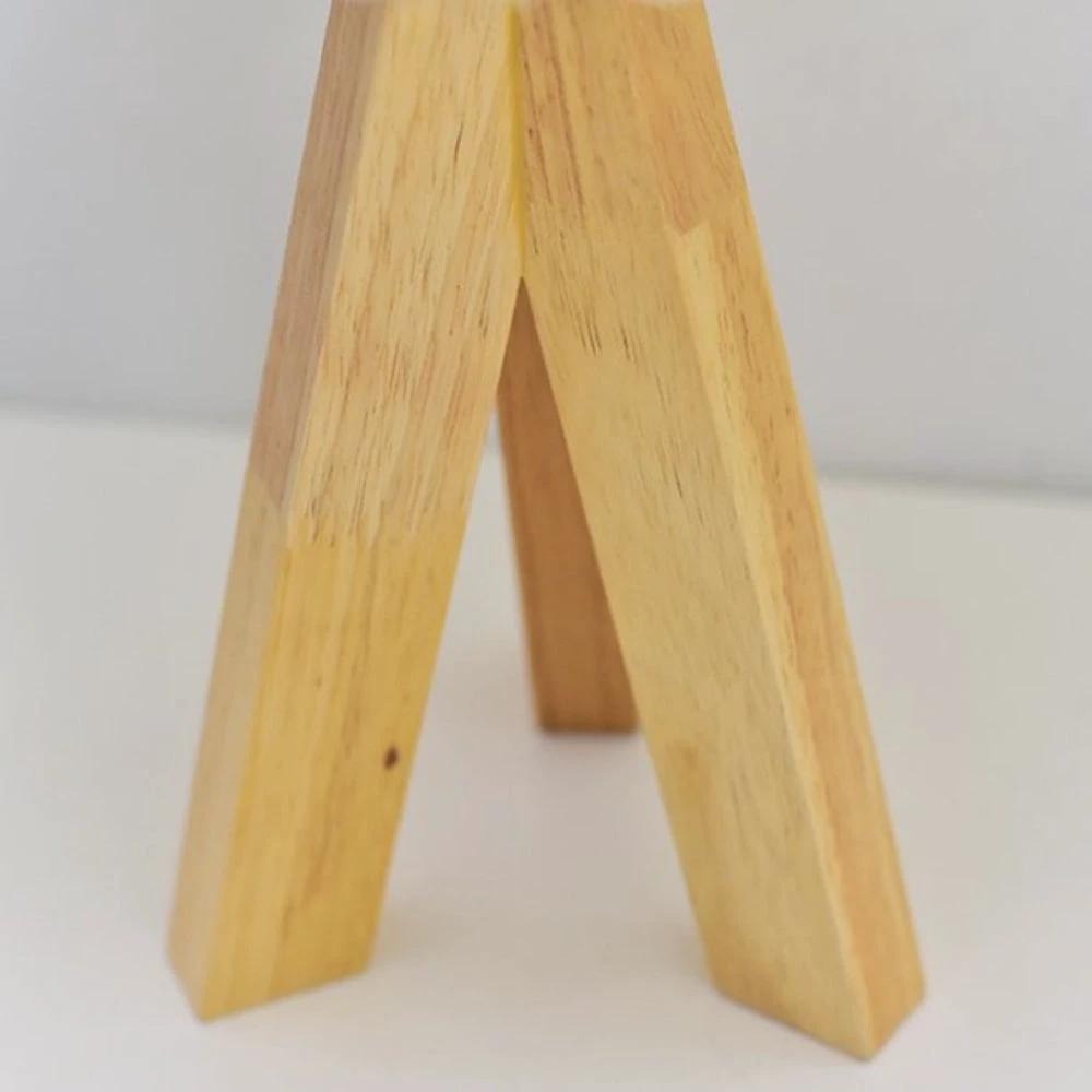 Wooden Tripod USB Table Lamp by Casa & Beyond