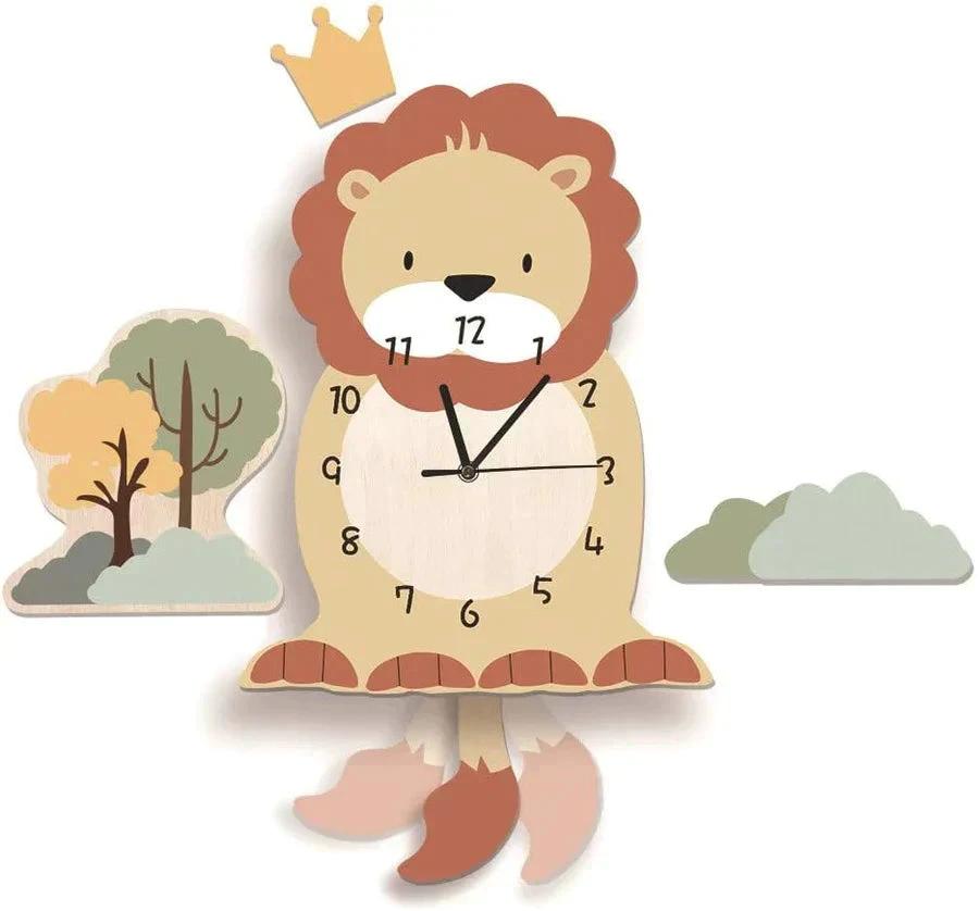 WildTime - Artistic Animal Wall Clock Bowlift by Bowlift