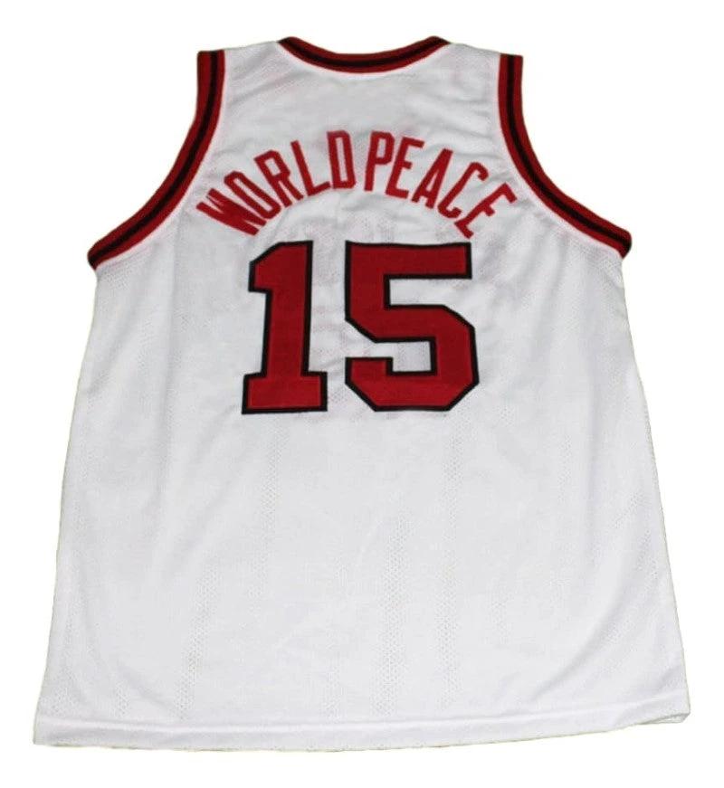 Worldpeace Jersey #15 Artest St John's New Basketball White by My store basketball