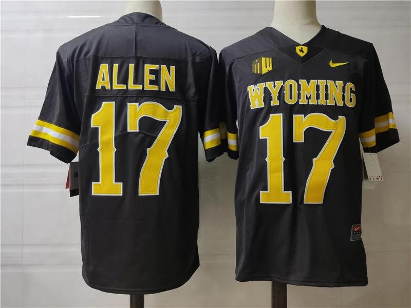 Wyoming Cowboys #17 Josh Allen College Football Jersey by My Store