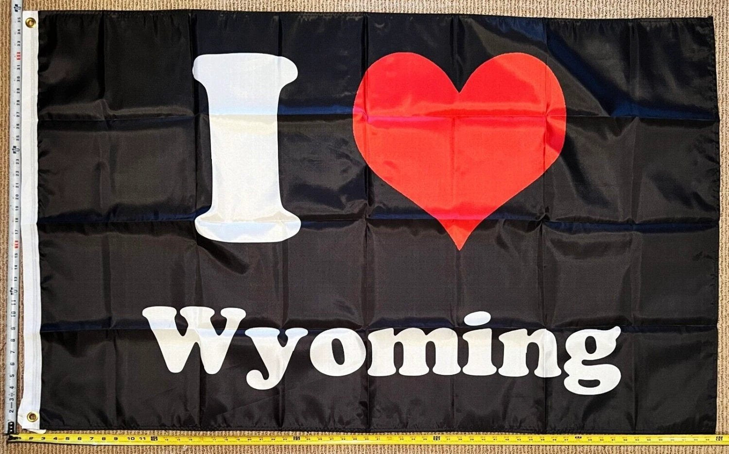 Wyoming Flag College Dorm Beer America Man Cave Sign Poster USA 3x5ft by flagsjustdoit