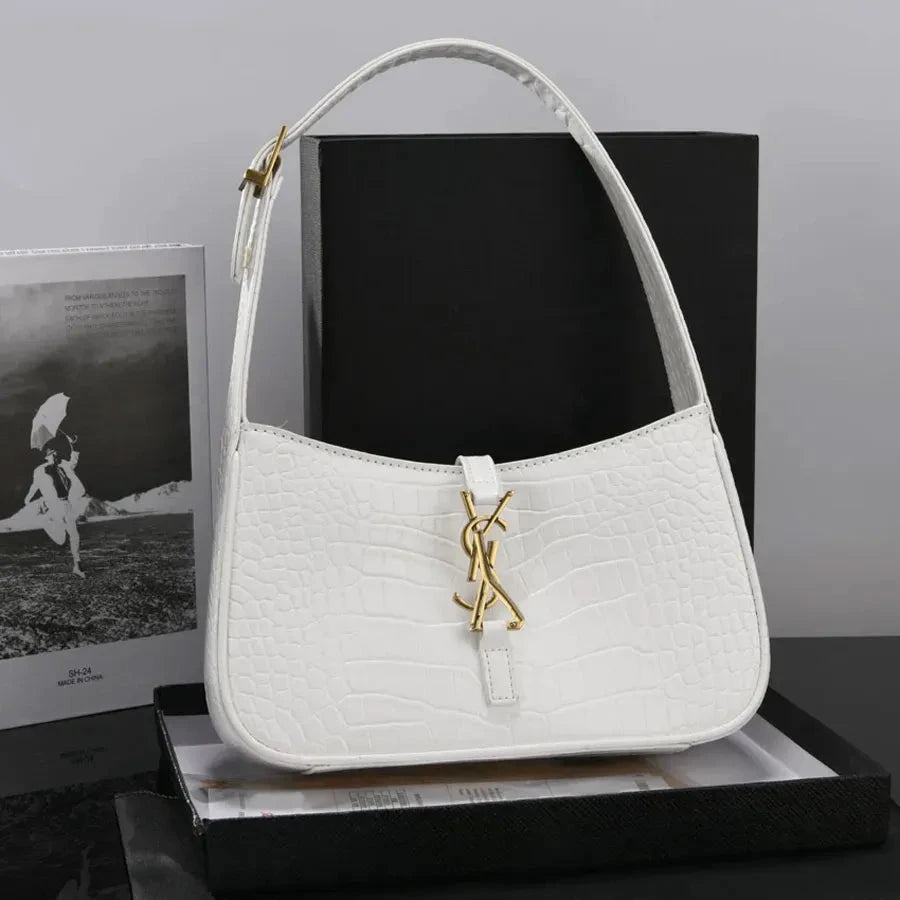 Luxury Cowhide Shoulder Bag Women’s Classic Black Envelope Crossbody by jinxuan_shoe