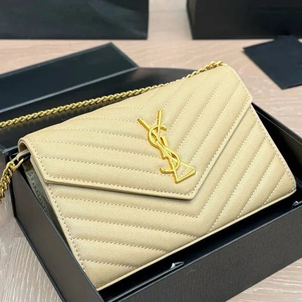 Classic Black Envelope Bag Women’s Designer Luxury Leather Crossbody by jinxuan_shoe