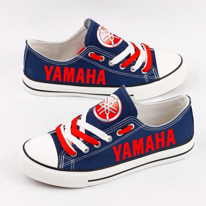 YAMAHA MotoGP Canvas Sneakers Shoes For Men Women Fans by Crocs