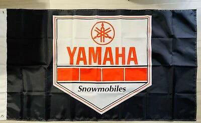 Yamaha Snowmobiles Flag 3X5 Ft Polyester Banner USA 90x150cm by flagsjustdoit
