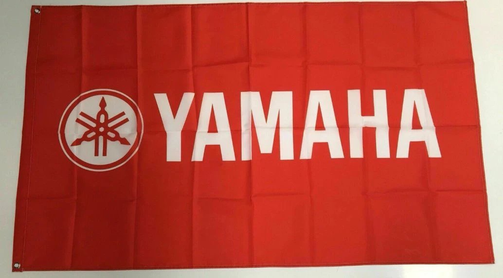 Yamaha Style 1 Banner Flag - Motorbike Racing Car Quad Bike Road Project Parts 3x5ft by flagsjustdoit
