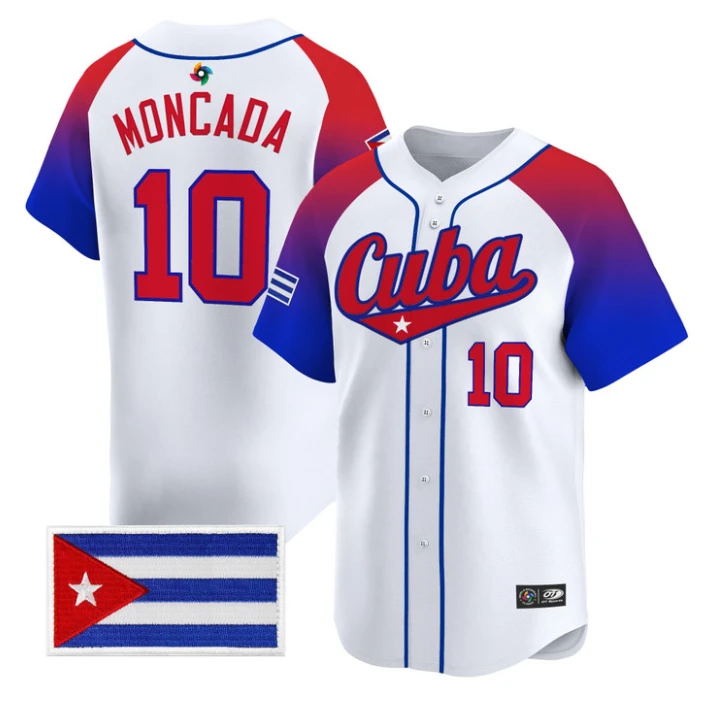 Yoan Moncada Jersey #10 Team Cuba 2026 World Baseball Roster Stitched by My Store
