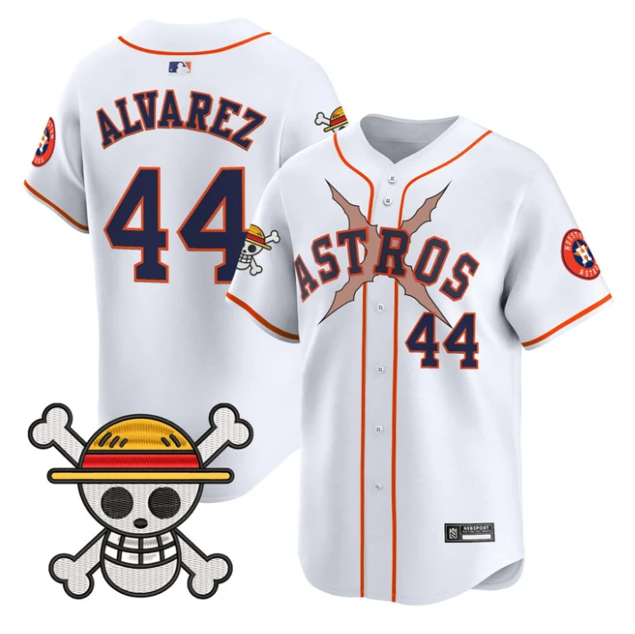 Yordan Álvarez Jersey #44 Houston Astros One Piece 2025 Limited Stitched White by My Store