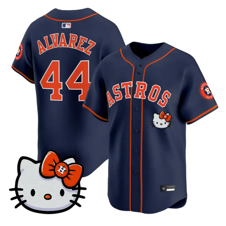 Yordan Álvarez Jersey #44 Houston Astros Hello Kitty Premier Stitched by My Store