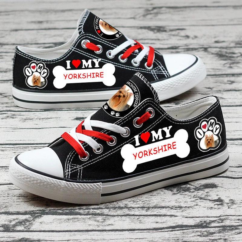 Yorkshire Terrier Canvas Sneakers Shoes For Men Women Fans by Crocs