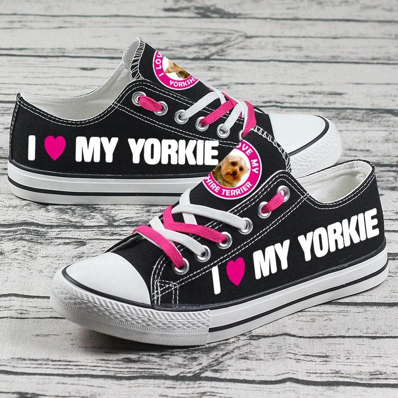 Yorkshire Terrier Canvas Sneakers Shoes For Men Women Fans by Crocs