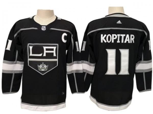 Youth & Women Los Angeles Kings #11 Anze Kopitar Black Home Jersey by Hockey David