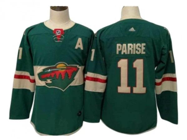 Youth & Women Minnesota Wild #11 Zach Parise Green Home Jersey by Hockey David