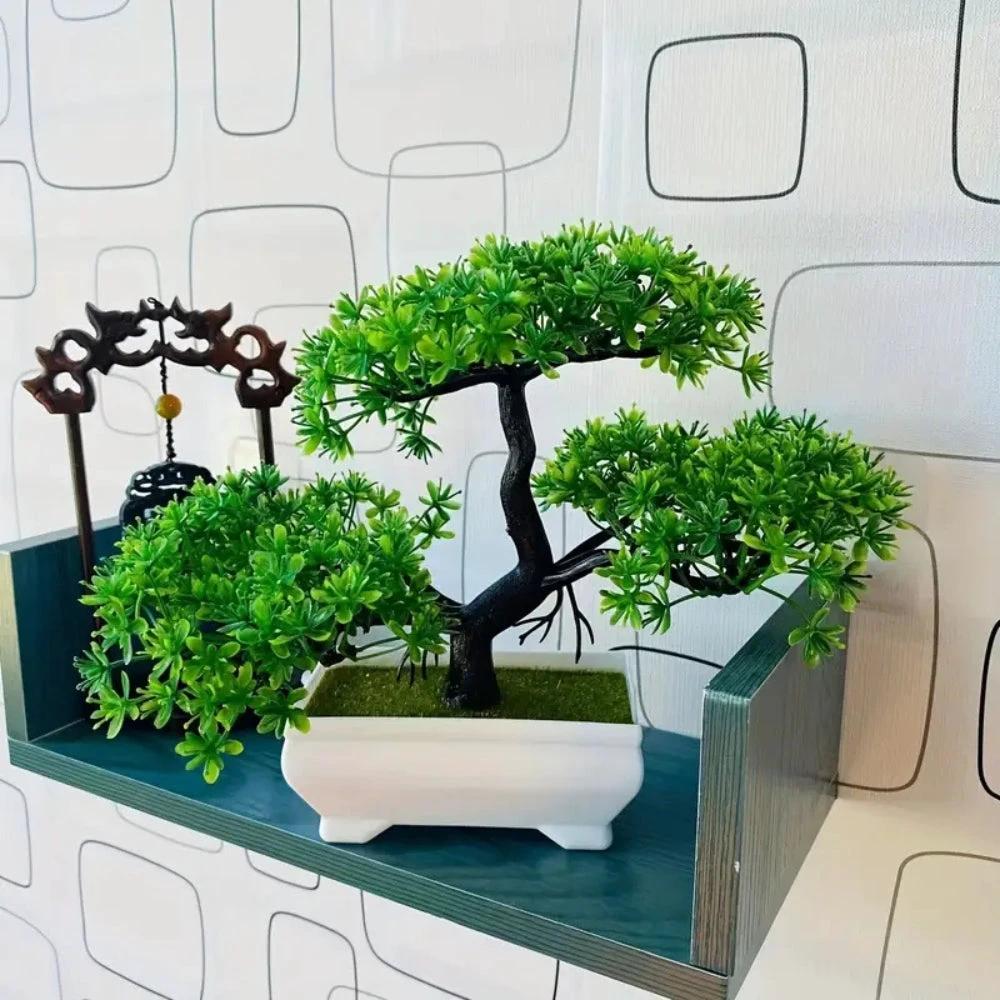 Yuriko Mini Artificial Bonsai Tree Desk Decor by Casa & Beyond