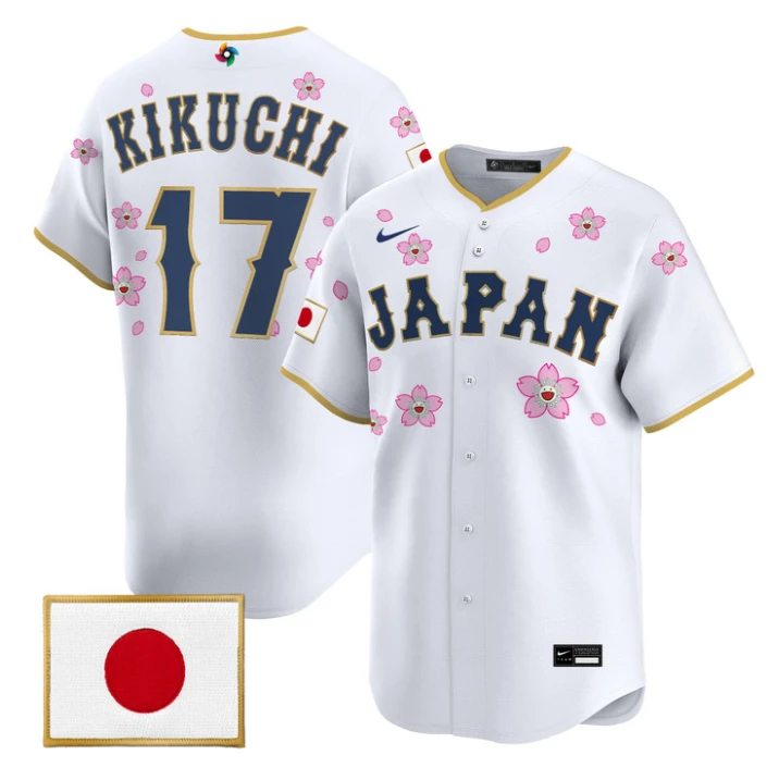 Yusei Kikuchi Jersey #17 Team Japan World Baseball 2026 Takashi Murakami by My Store