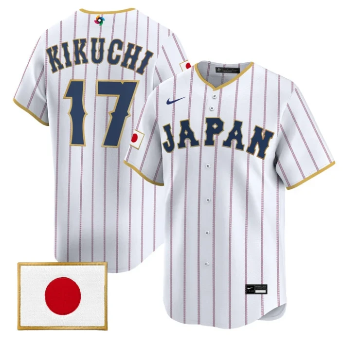 Yusei Kikuchi Jersey #17 Team Japan World Baseball Classic 2026 Stitched by My Store