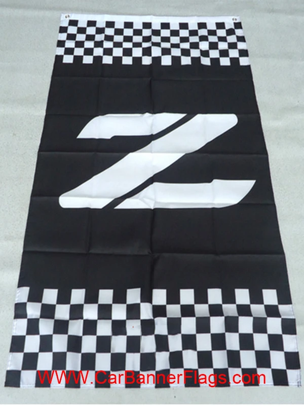 Z Flag-Nissan Datsun Z Car Racing Banner-3x5 FT-100% polyester-2 Metal Grommets by flagsshop