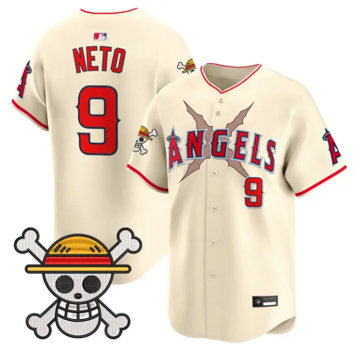 Zach Neto Jersey #9 Los Angeles Angels One Piece Premier Stitched by My Store