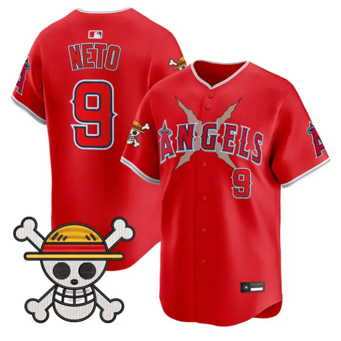 Zach Neto Jersey #9 Los Angeles Angels One Piece Premier Stitched by My Store