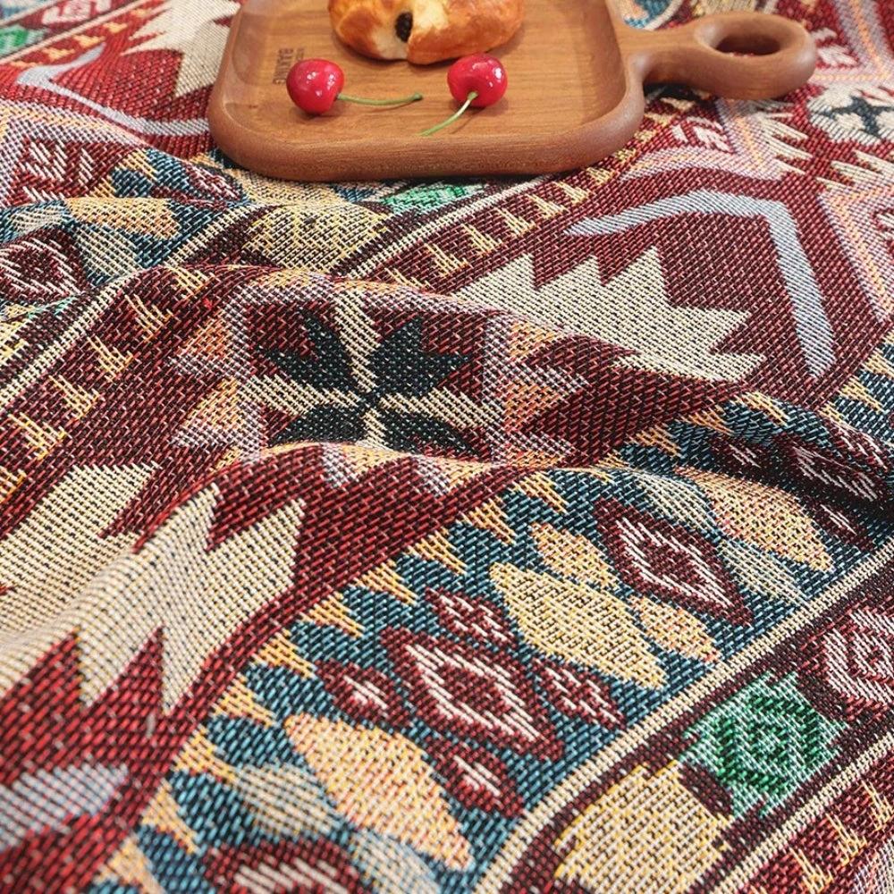 Zarela Boho Chenille Sofa Cover by Casa & Beyond