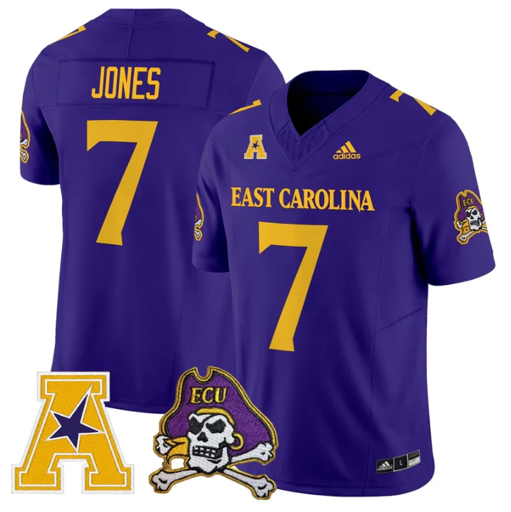 Zay Jones Jersey #7 East Carolina Pirates 2025 Vapor Limited Stitched by My Store NCAA Football Jerseys