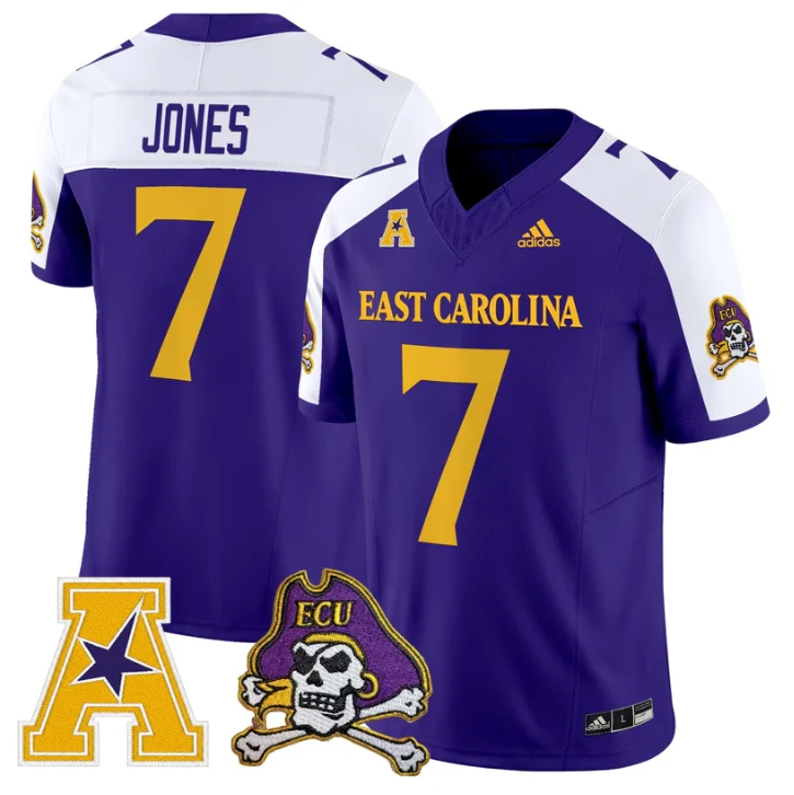 Zay Jones Jersey #7 East Carolina Pirates 2025 Vapor Limited Stitched by My Store NCAA Football Jerseys