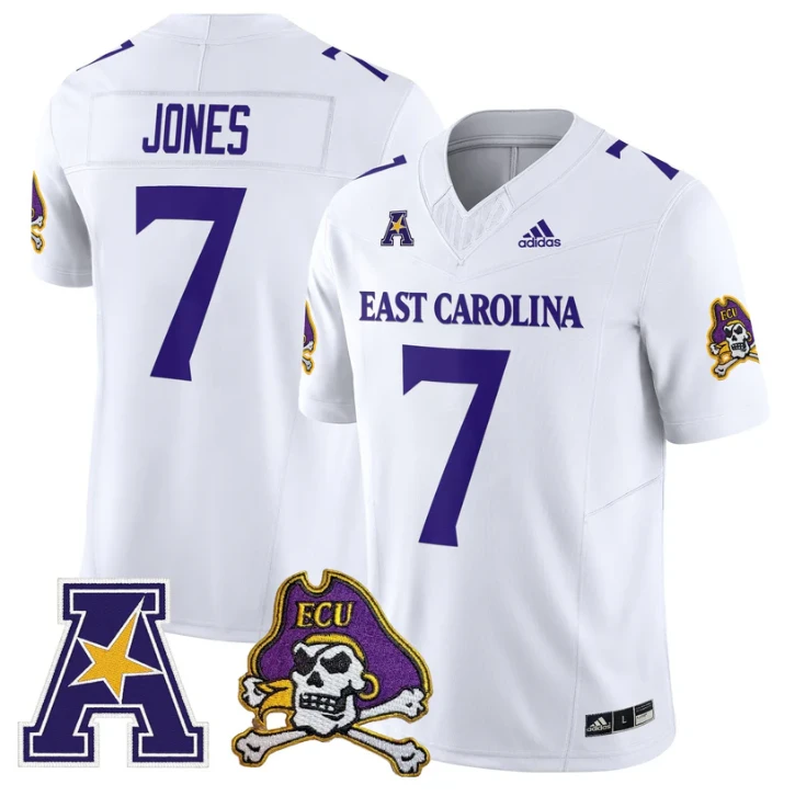 Zay Jones Jersey #7 East Carolina Pirates 2025 Vapor Limited Stitched by My Store NCAA Football Jerseys