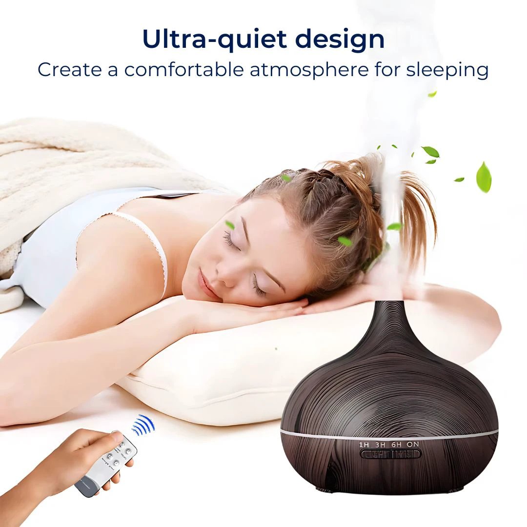 ZenAir Essential Oil Diffuser and Humidifier for Aromatherapy | Air Purification and Moisturised Comfort – Ideal for Wellness and Relaxation Bowlift by Bowlift