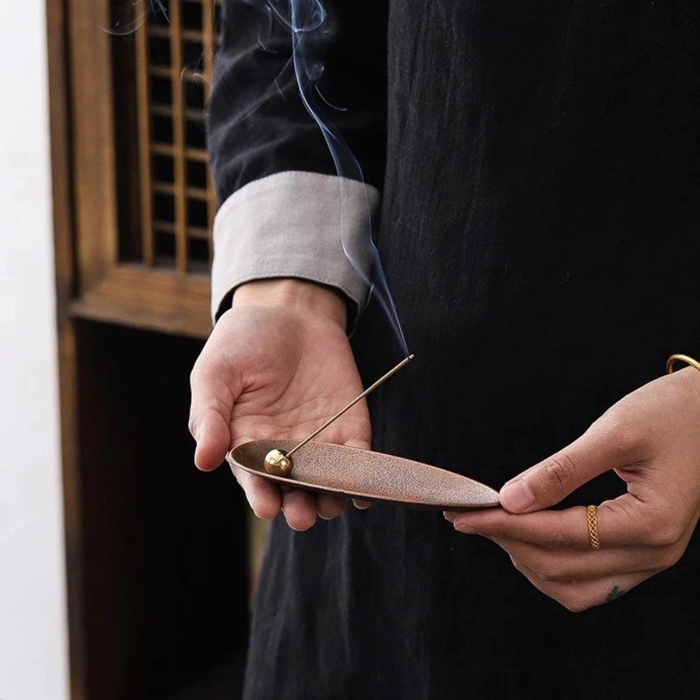 Zen Alloy Bead Incense Holder by Casa & Beyond