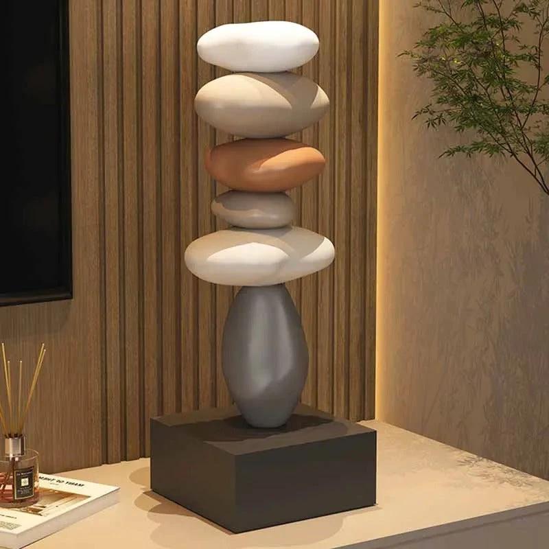 Zen Stone Stack Aesthetic Home Decor by BowLift
