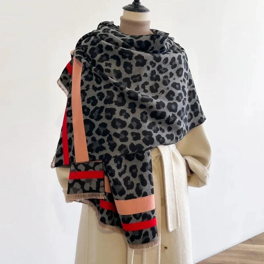 Savanna Style Wool Blend Shawl Scarf by Casa & Beyond