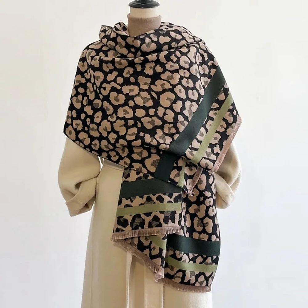 Savanna Style Wool Blend Shawl Scarf by Casa & Beyond
