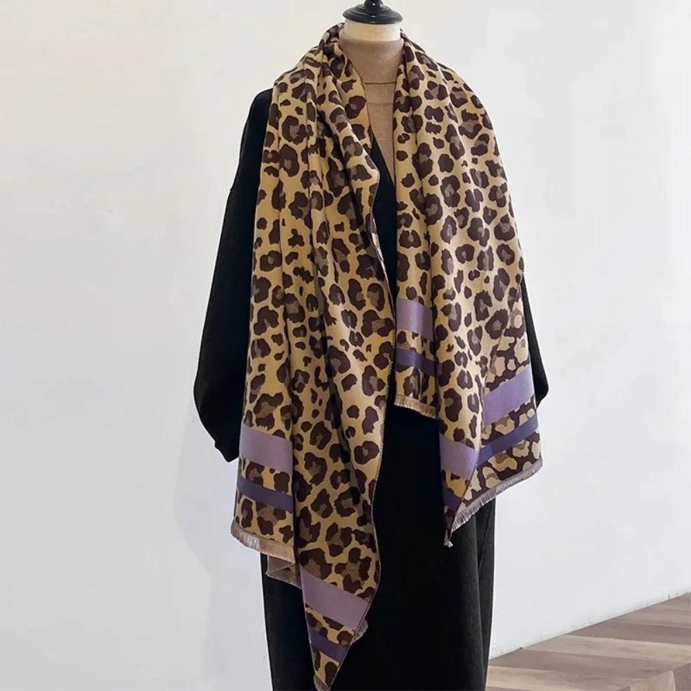 Savanna Style Wool Blend Shawl Scarf by Casa & Beyond