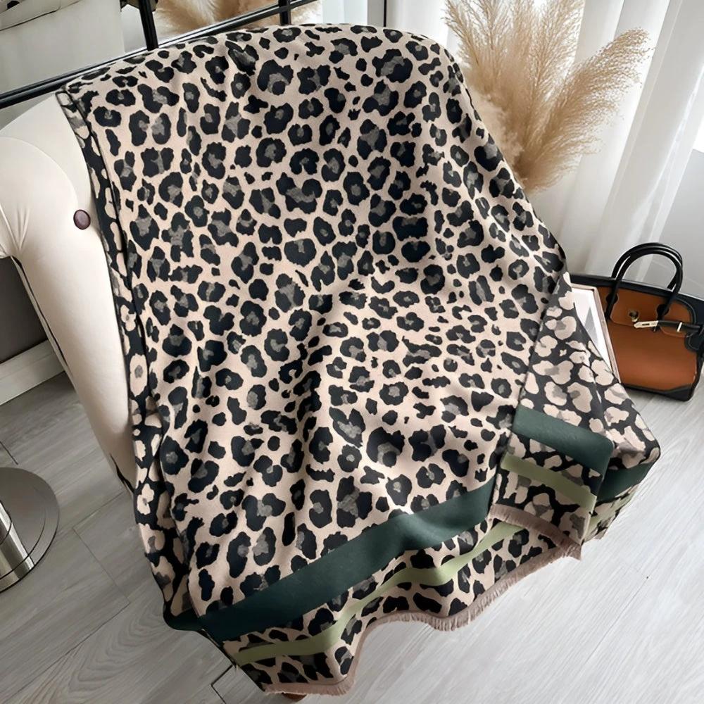 Savanna Style Wool Blend Shawl Scarf by Casa & Beyond