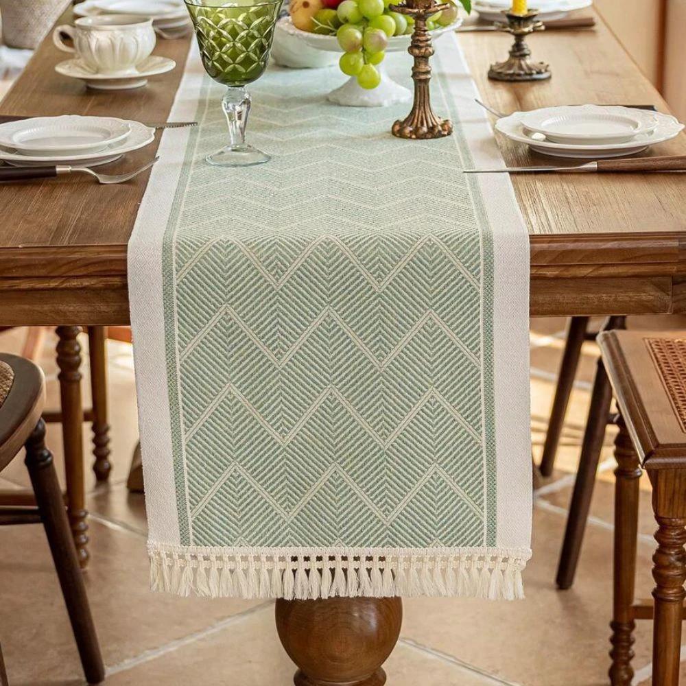 Zigzag Loom Table Runner by Casa & Beyond