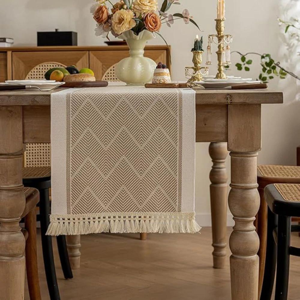 Zigzag Loom Table Runner by Casa & Beyond