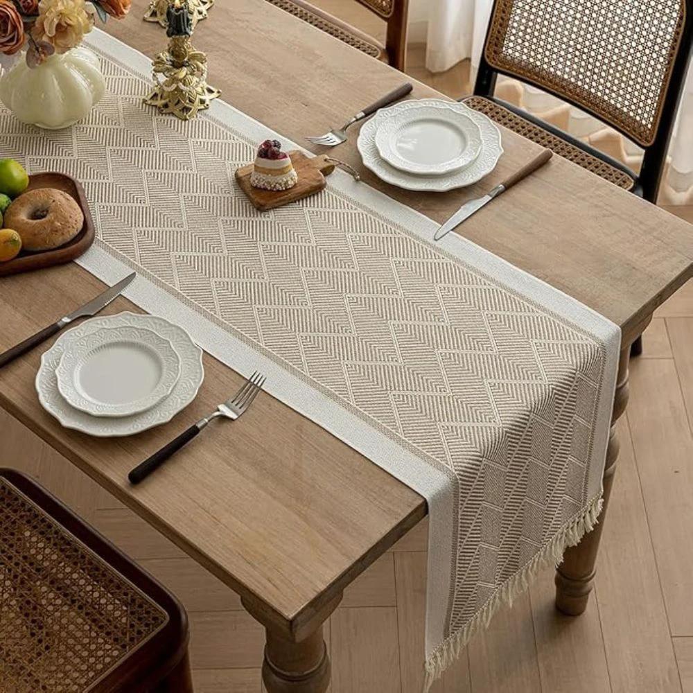 Zigzag Loom Table Runner by Casa & Beyond