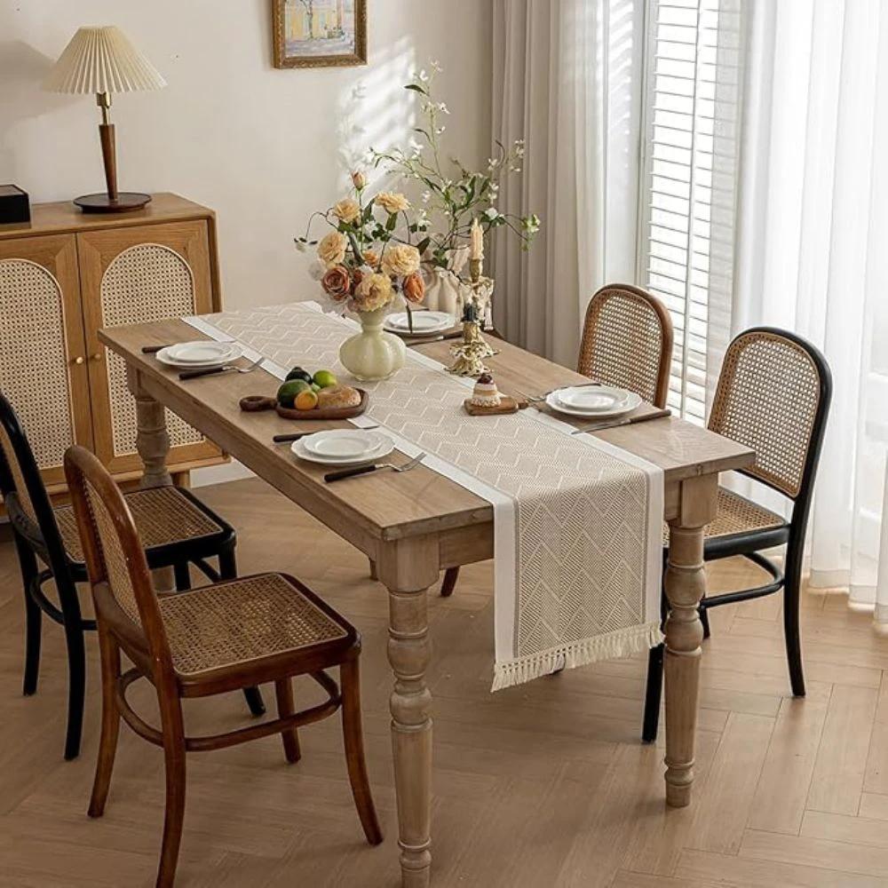 Zigzag Loom Table Runner by Casa & Beyond