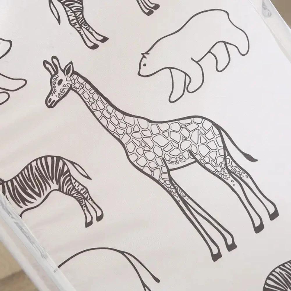 Zoola Animals Mesh Laundry Basket by Casa & Beyond