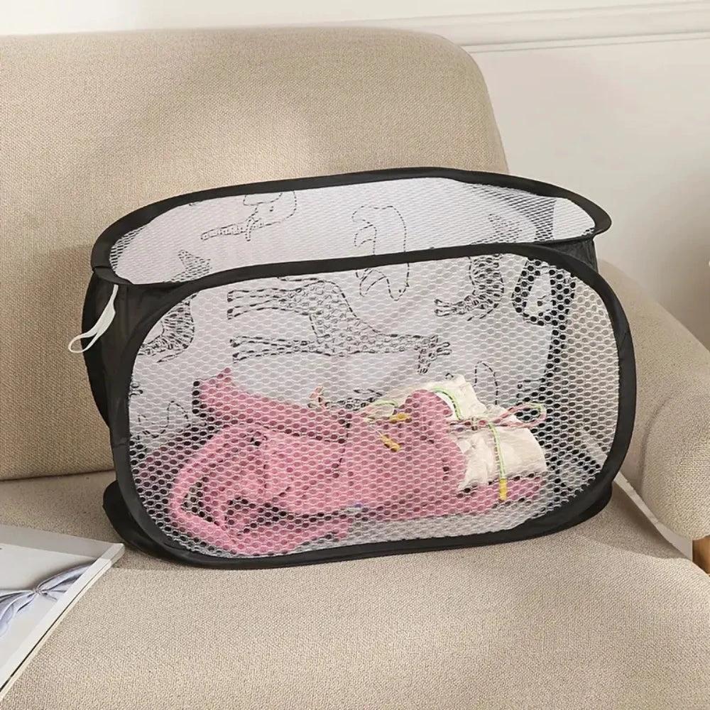 Zoola Animals Mesh Laundry Basket by Casa & Beyond