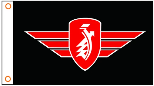 Zundapp Flag-3x5 FT Zundapp Motorcycle Banner-100% polyester-2 Metal Grommets by flagsshop
