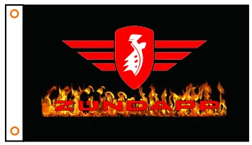 Zundapp Flag-3x5 FT Zundapp Motorcycle Banner-100% polyester-2 Metal Grommets by flagsshop