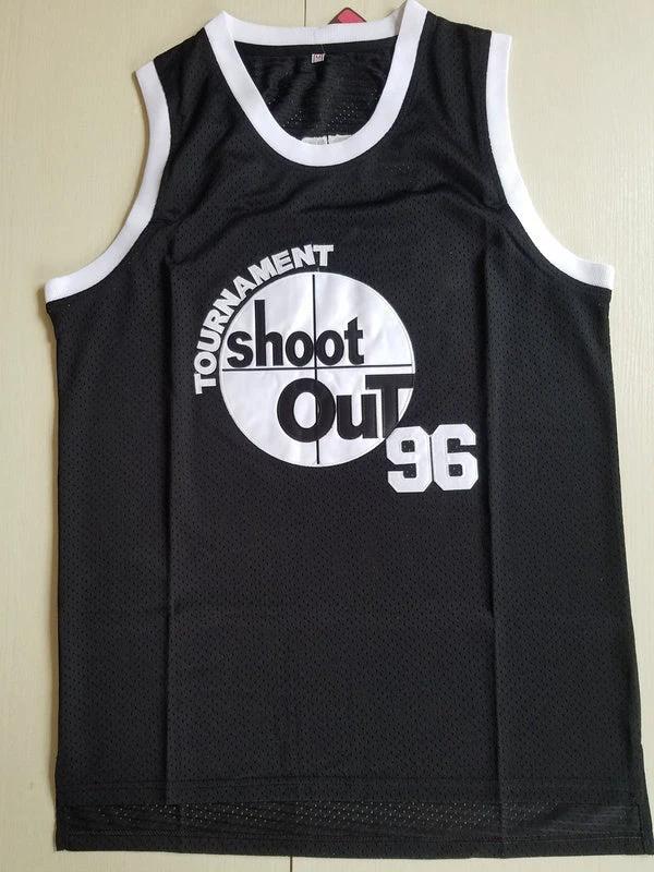 Shoot Out #96 Birdie Tournament Basketball Jersey Black by My store basketball