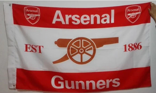 Custom Arsenal Football Club Flag-33 inches X21 inches by flagsshop