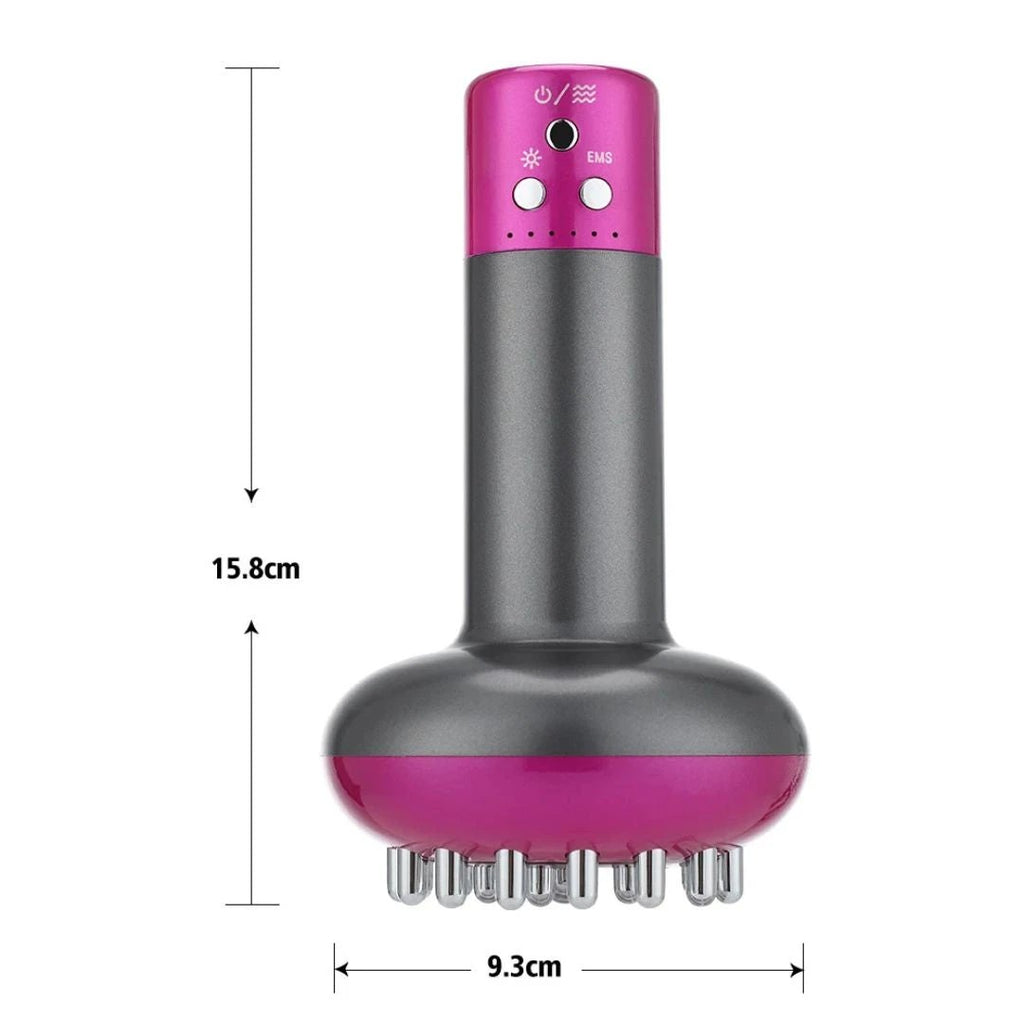 LumiSculpt Electric Cellulite Meridian Brush Massager | Skin Firming Device - Lymphatic Drainage and Muscle Relaxation for Home Use Bowlift by Bowlift