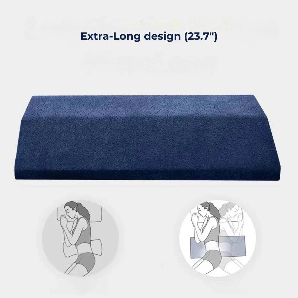 SleepAlign Lumbar Support Pillow for Sleeping | Relieves Back Pain - Improves Spinal Alignment - Comfortable Pillow for Back Pain Relief Bowlift by Bowlift