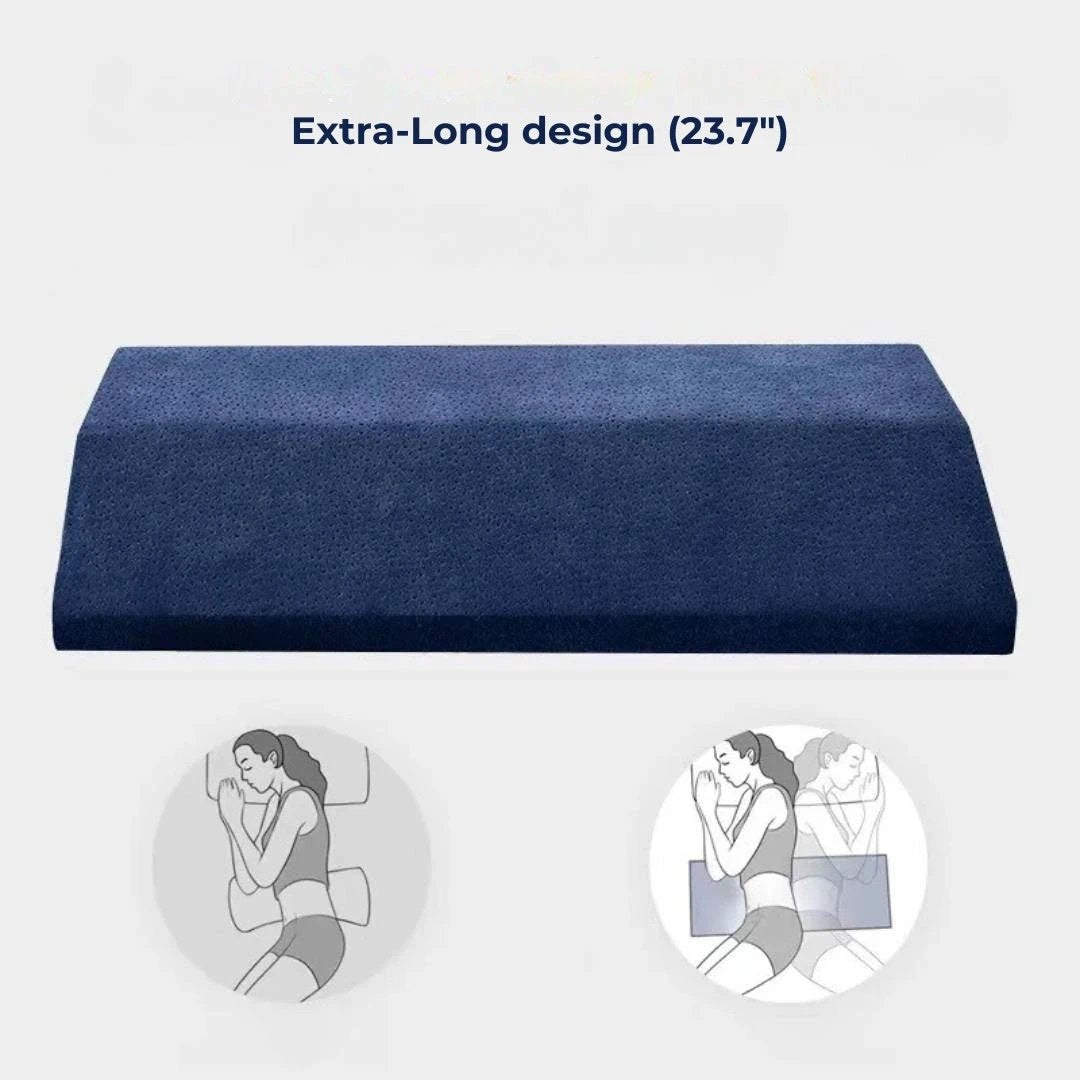 SleepAlign Lumbar Support Pillow for Sleeping | Relieves Back Pain - Improves Spinal Alignment - Comfortable Pillow for Back Pain Relief Bowlift by Bowlift