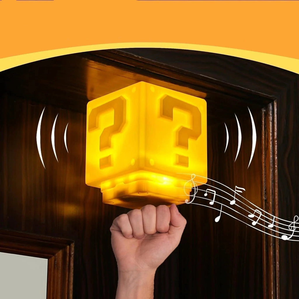 Power-Up Block Night Light - Super Mario-inspired Game Decoration Bowlift by Bowlift