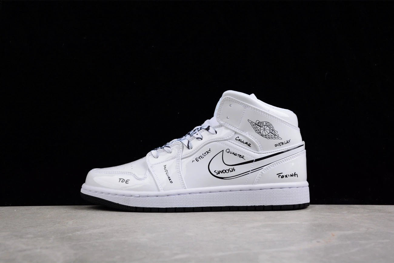 Air Jordan 1 Mid GS Schematic by Air Jordan
