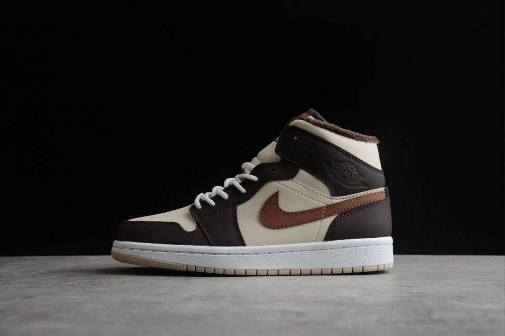 Air Jordan 1 Mid Basalt Brown by Air Jordan